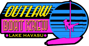 Outlaw Boat Krew RETRO Printed Sticker