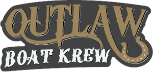 Outlaw Boat Krew Cowboy Sticker