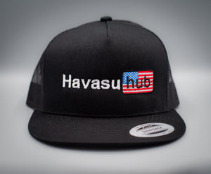 Havasu Hub American Flag Black Hat