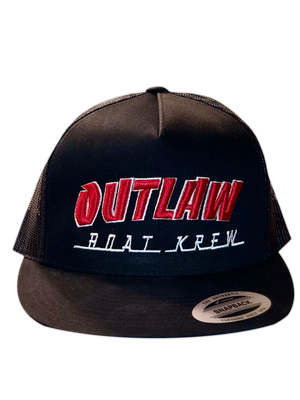 Outlaw Boat Krew Black Hat